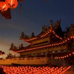 Chinese Temple Evening