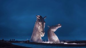 The Kelpies statues at The Helix