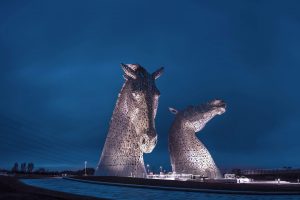 The Kelpies statues at The Helix