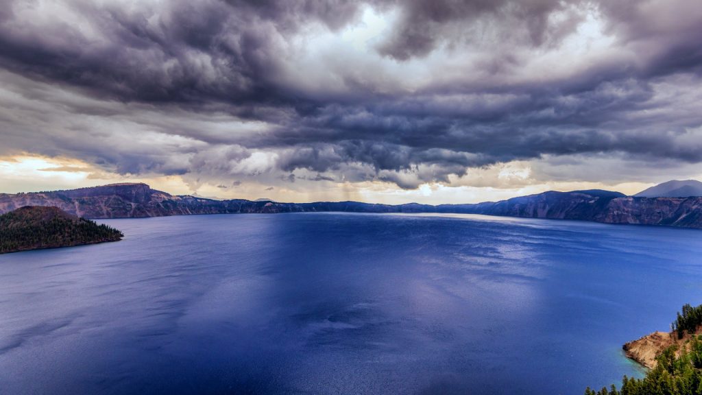 Stormy Crater