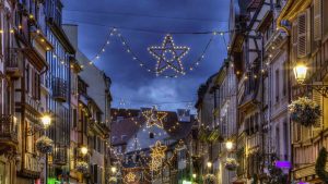 Decorated Street Alsace