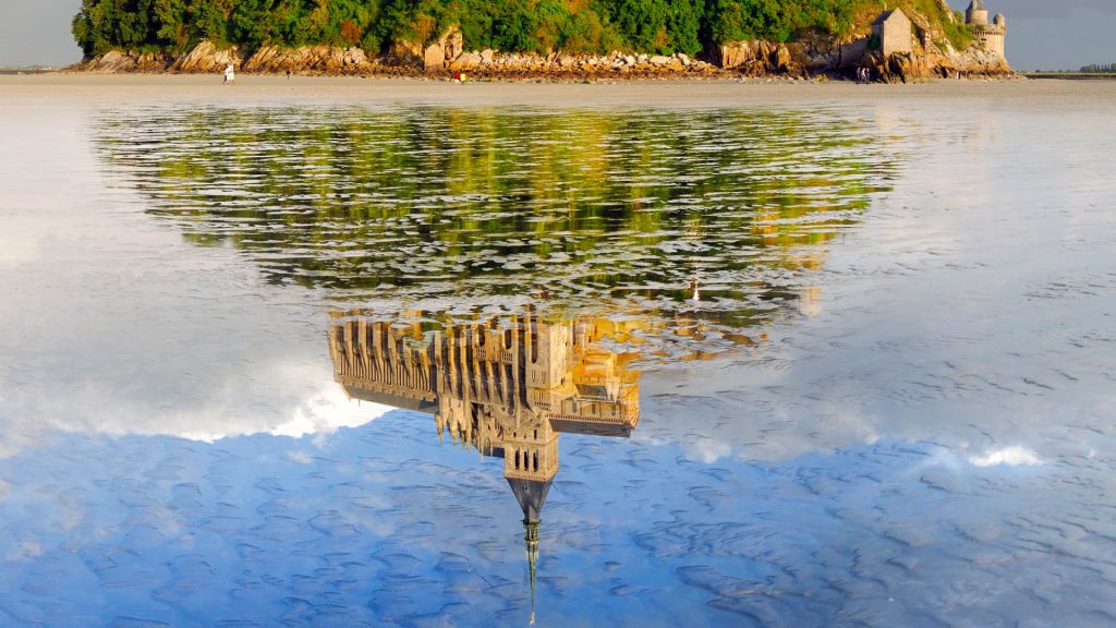 Mont St Michel Reflection