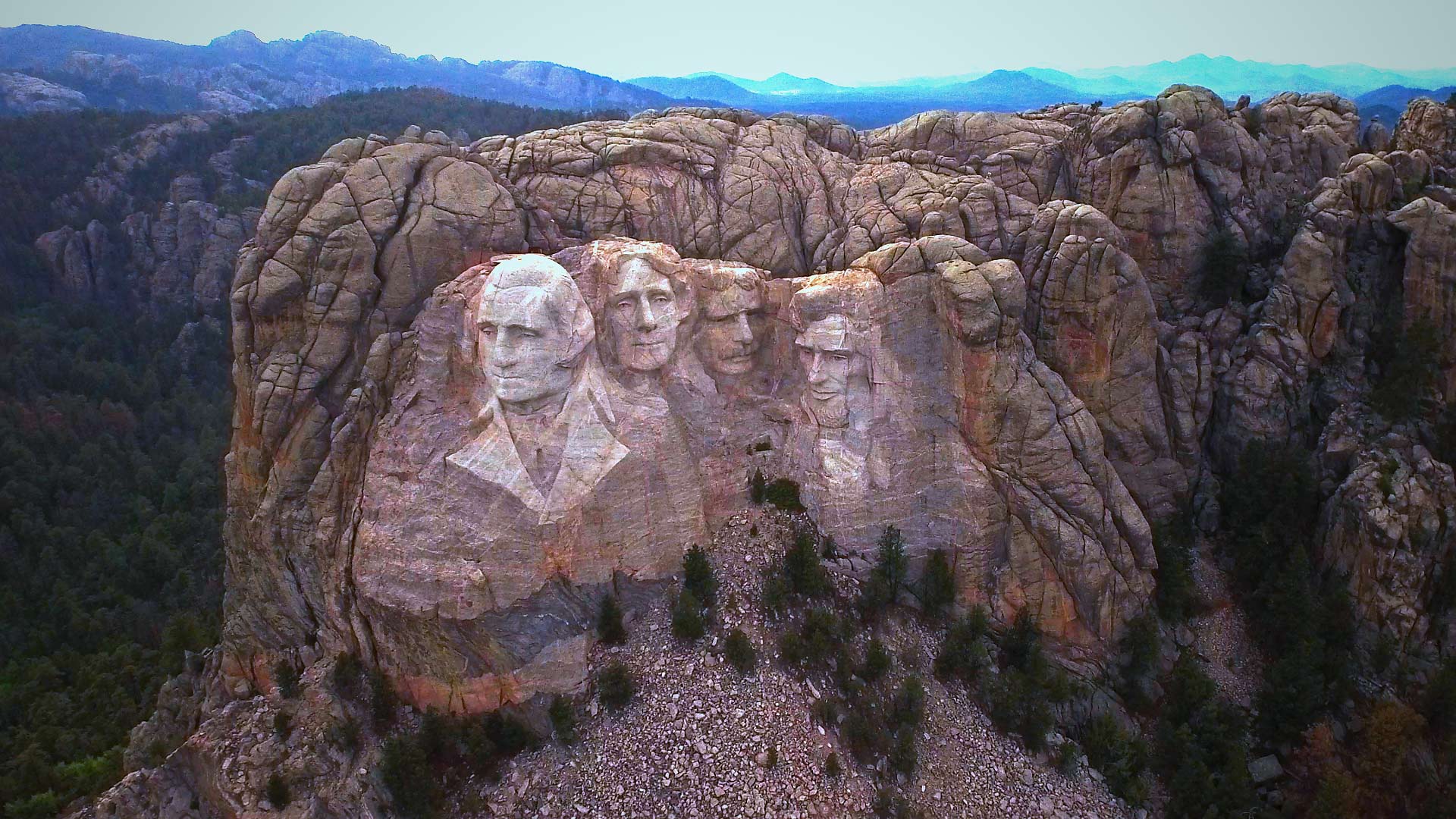 Mt Rushmore Flyover