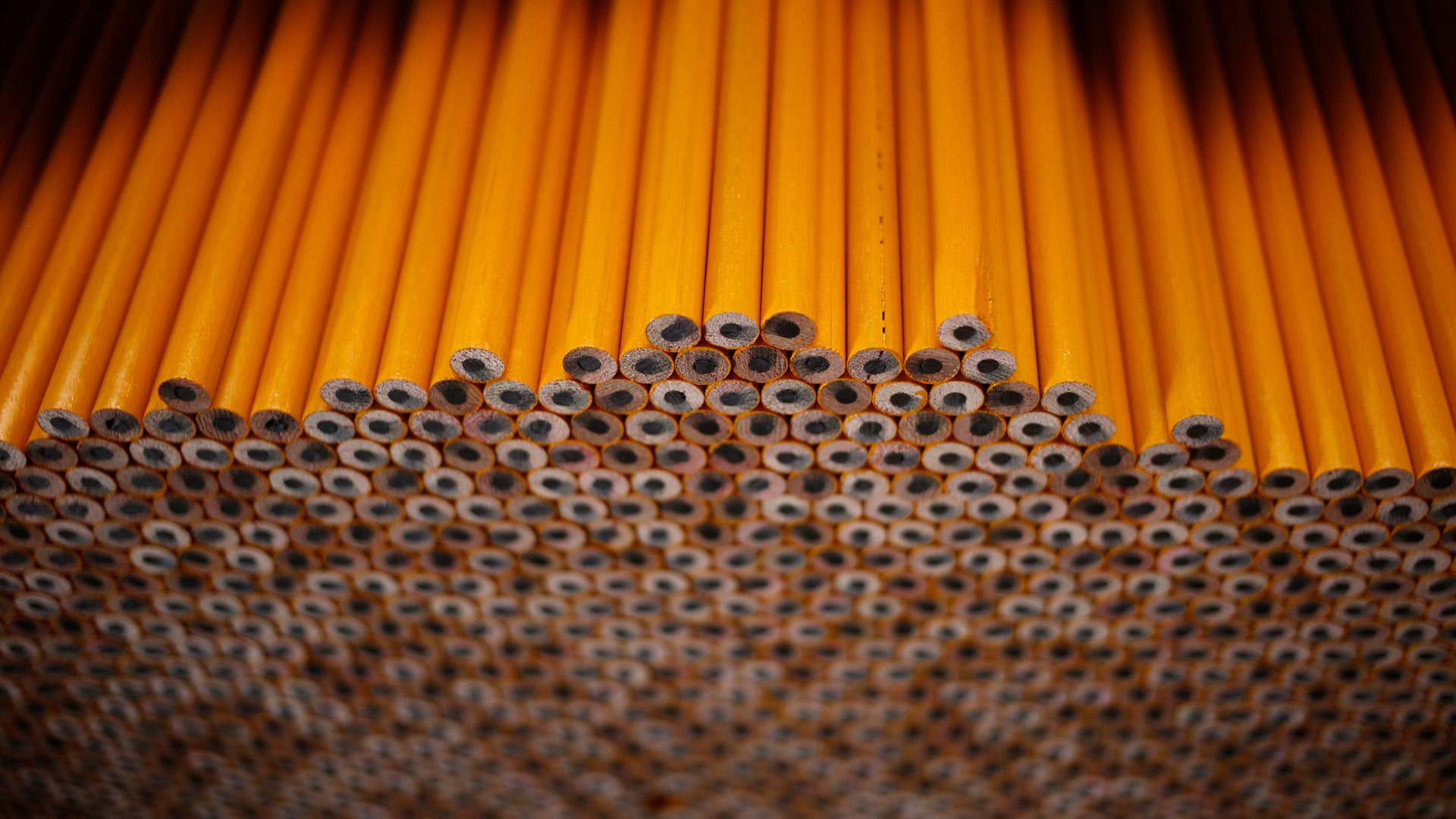 Yellow pencils