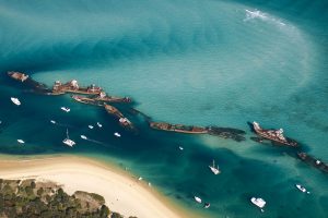 Shipwrecks at Moreton Island