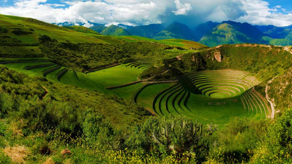 Circular Inca Terraces