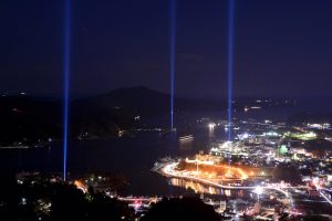 Blue Tribute Lights