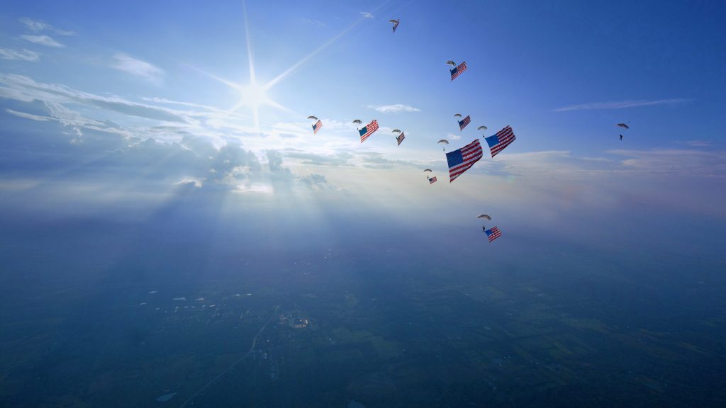 Floating Flags