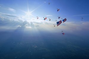 Floating Flags