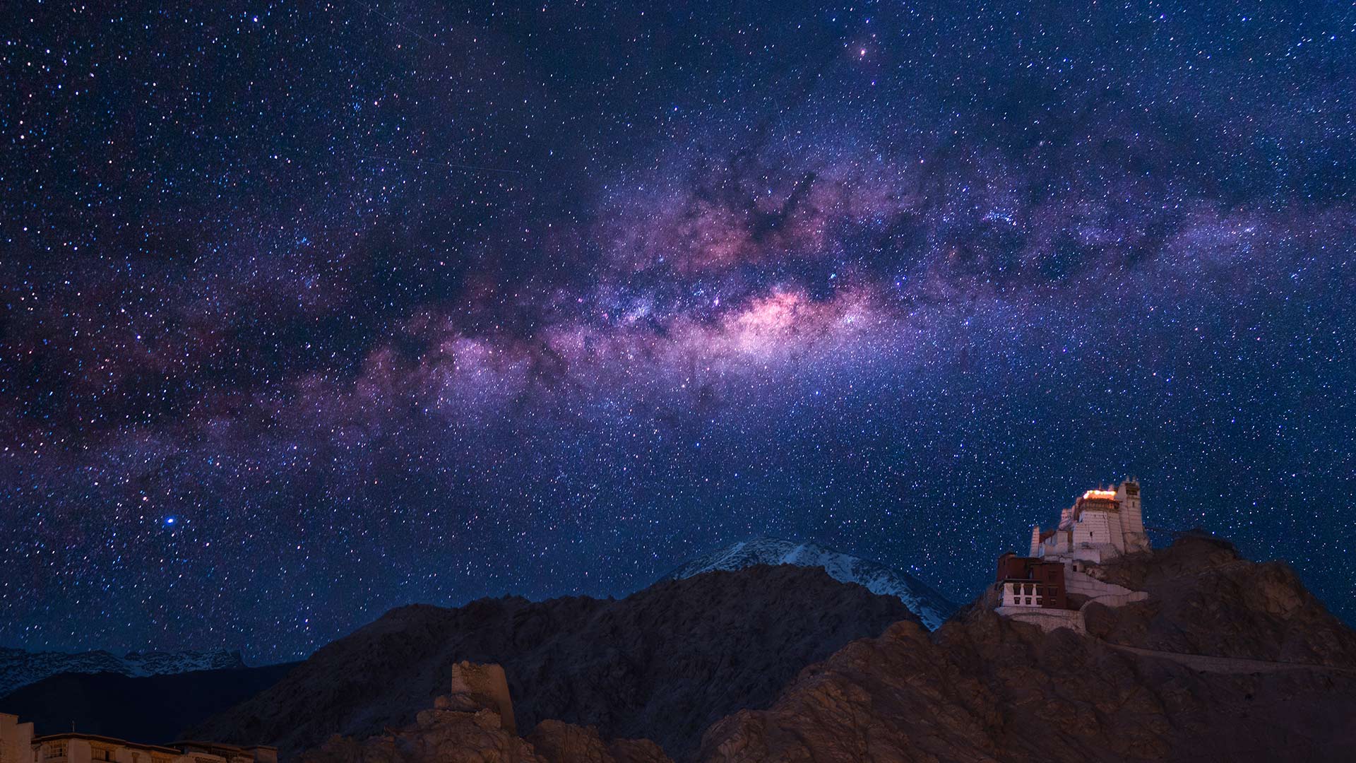 Milky Way Ladakh Bing Wallpaper Download