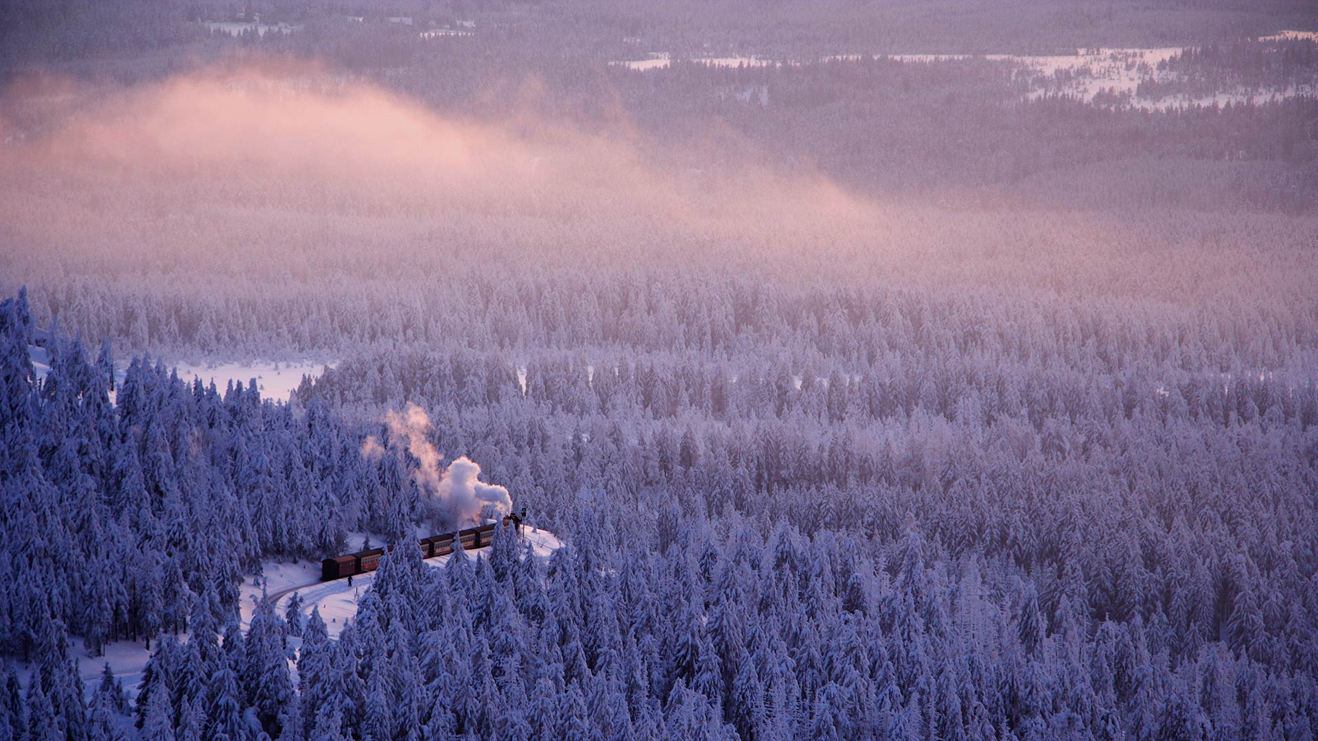 Brockenbahn Winter