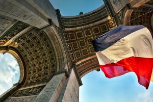 Arc De Triomphe Flag