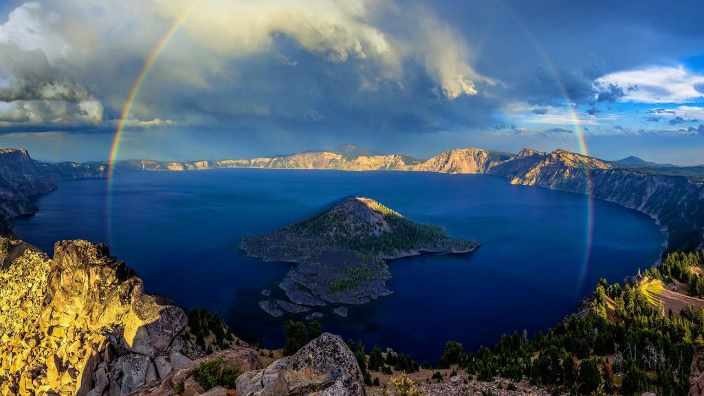 Crater Lake Rainbow