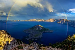 Crater Lake Rainbow