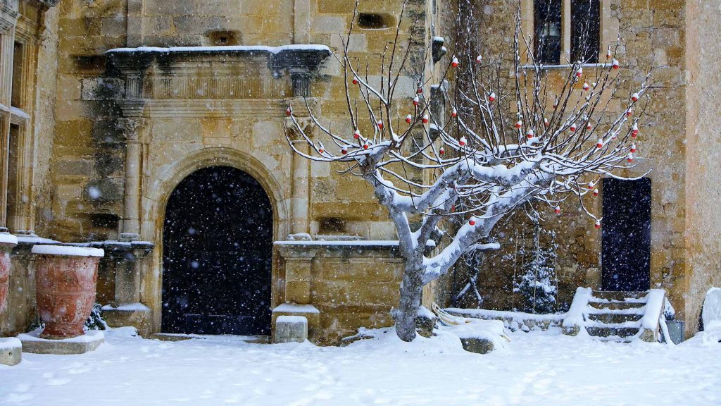 Luberon Castle Snow