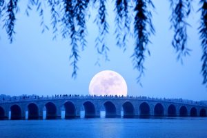 Stone Bridge Moonrise