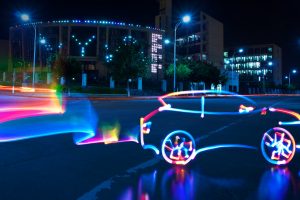 luminated Car Colorful Lights