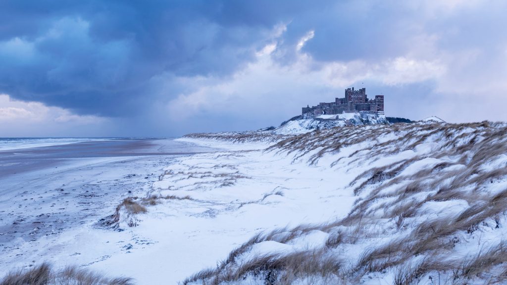 Bamburgh Snow