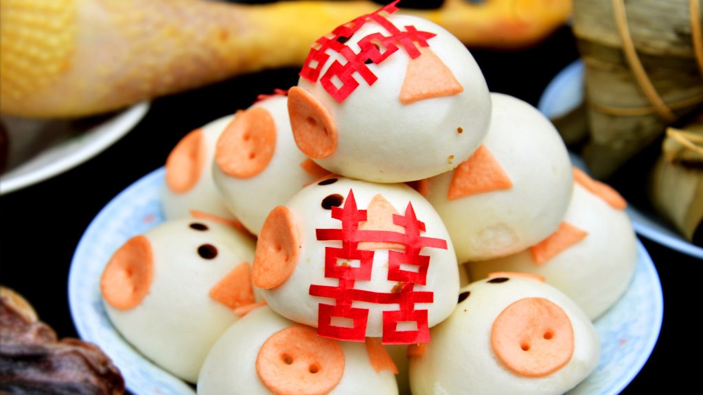 Chinese Piggy Buns