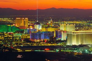 Elevated View Of Casinos