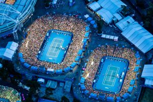 Rod Laver Arena Dusk