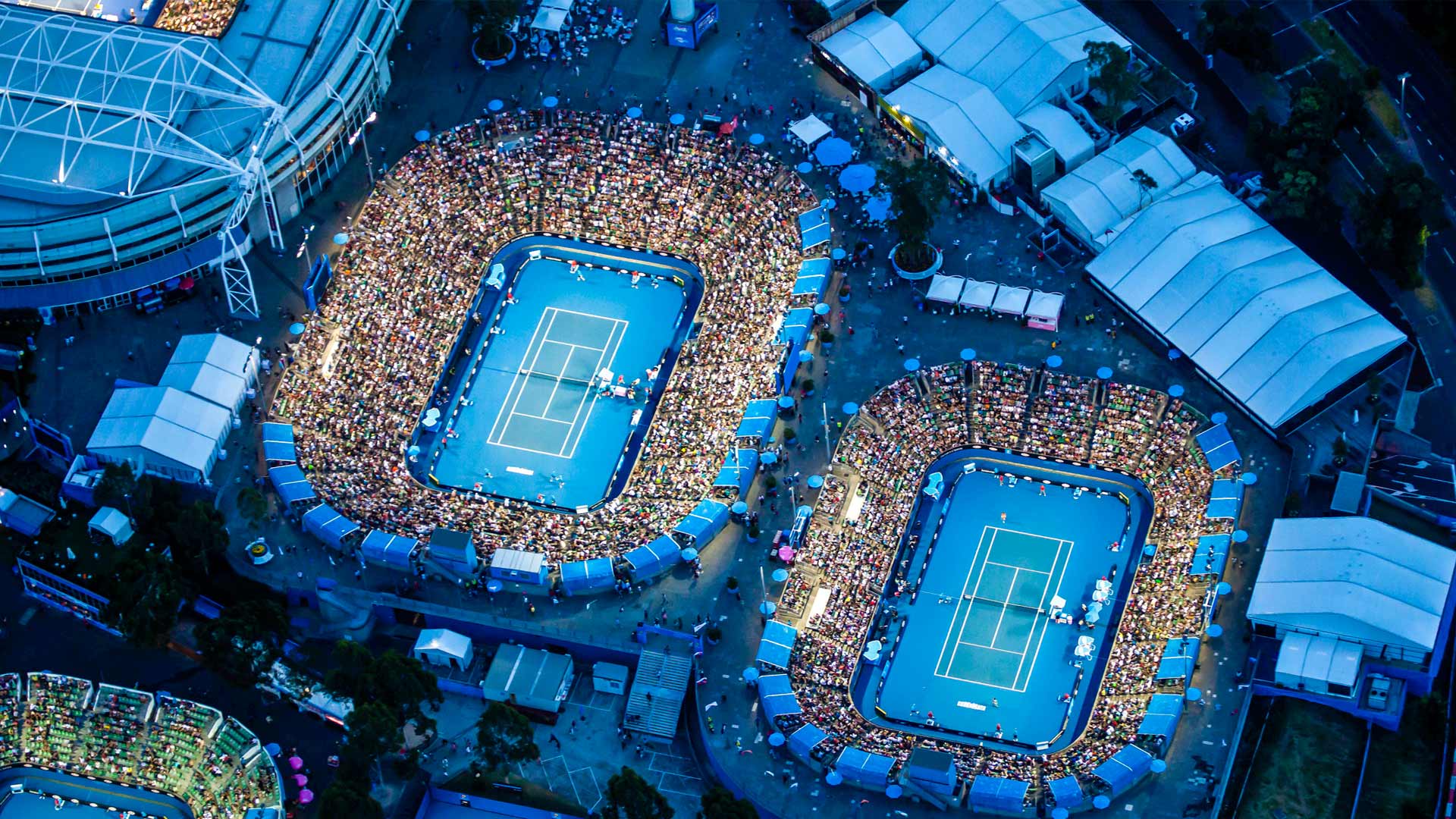 Rod Laver Arena Dusk