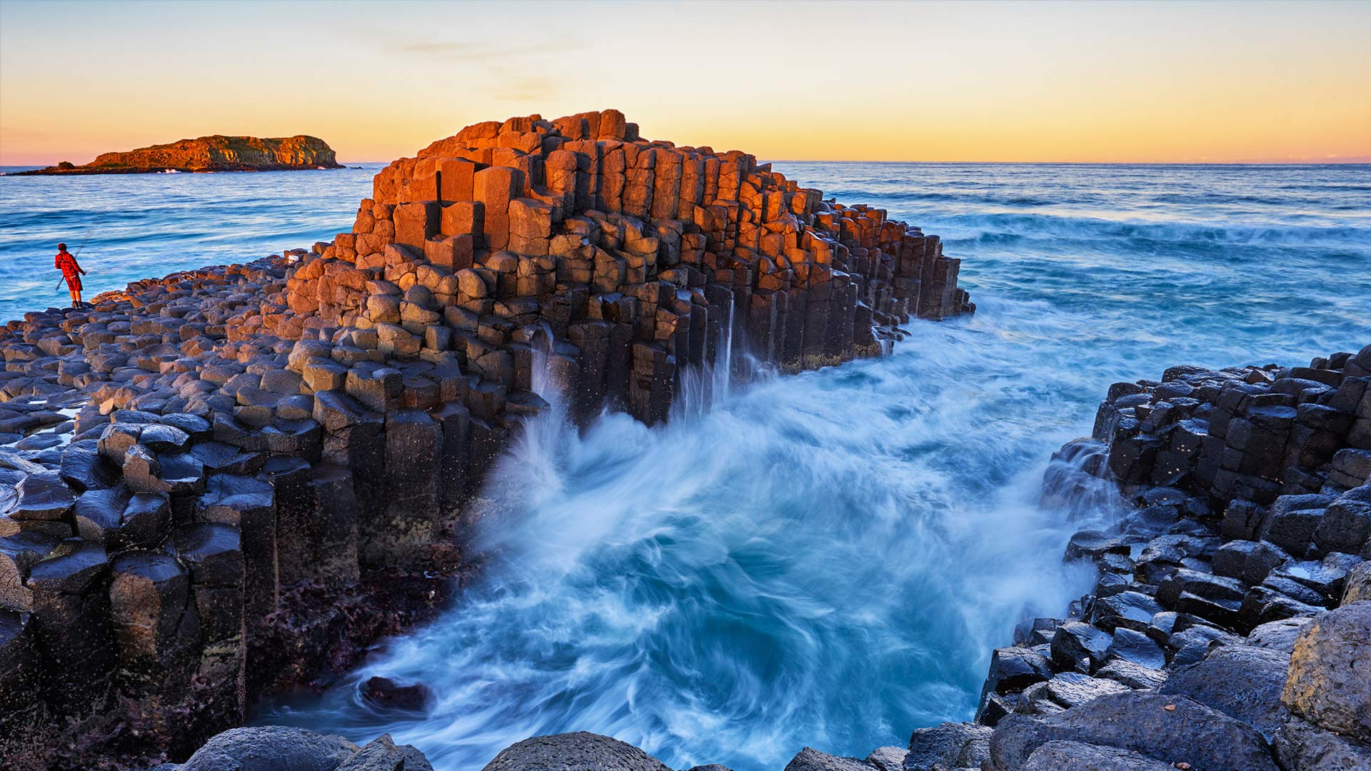 Fingal Head Fisherman