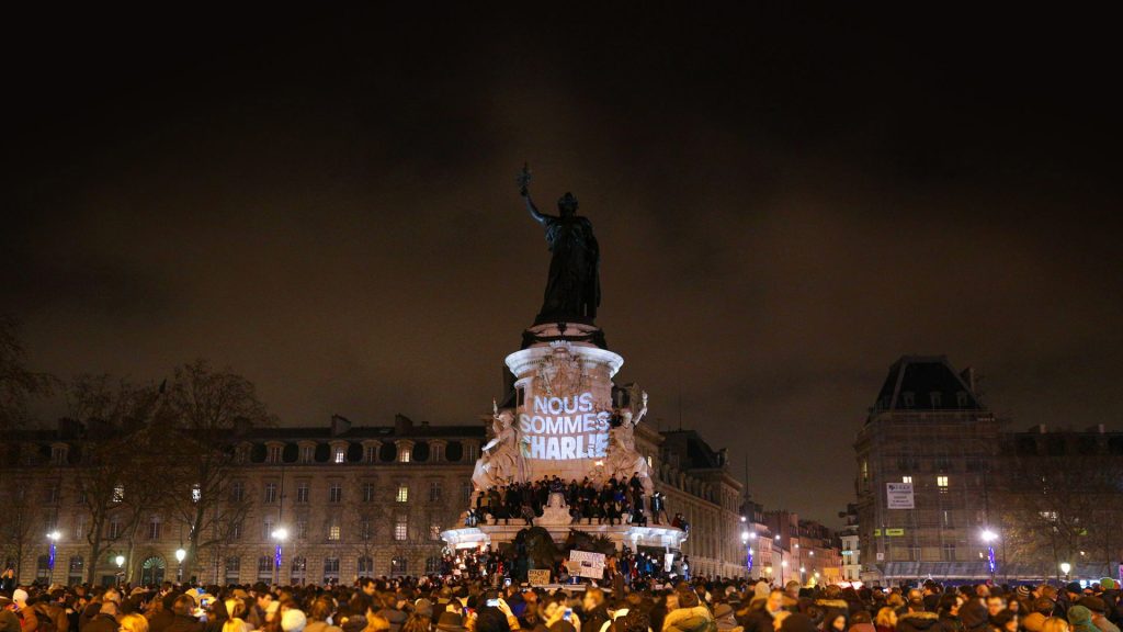 Charlie Mourning Paris