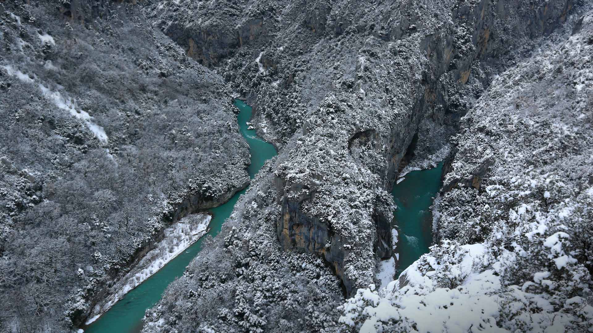 Verdon Gorge Winter