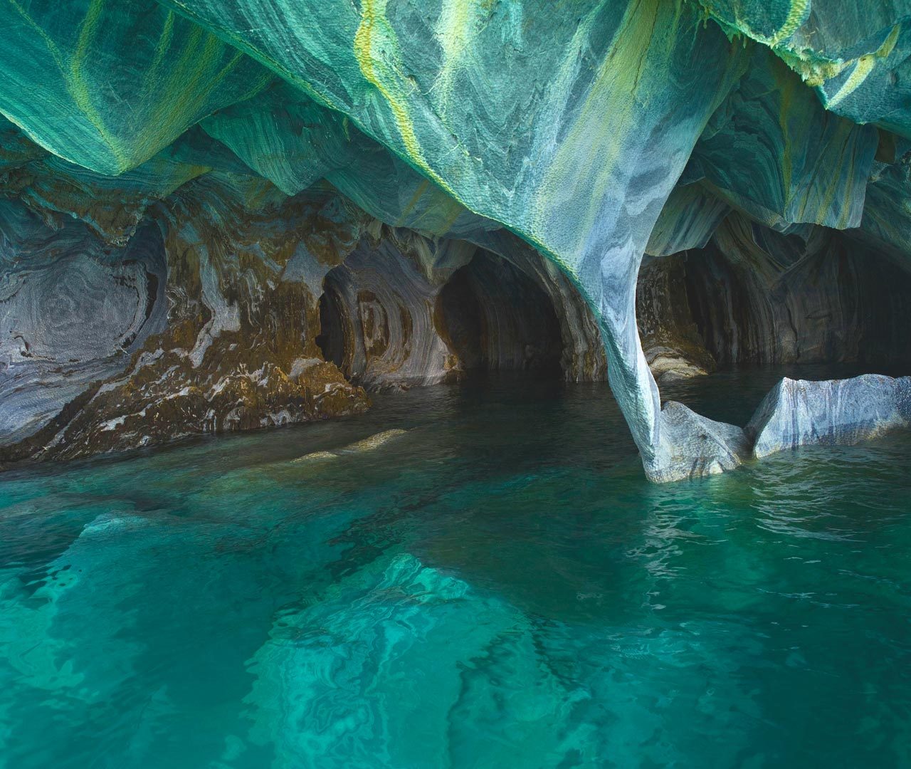 Chile Marble Caves Bing Wallpaper Download