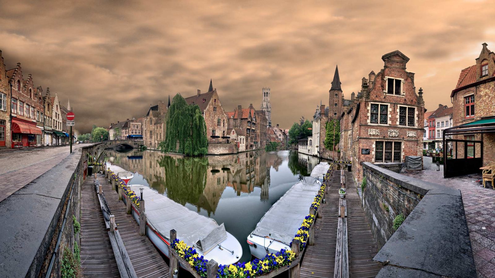 Bruges Canals Bing Wallpaper Download