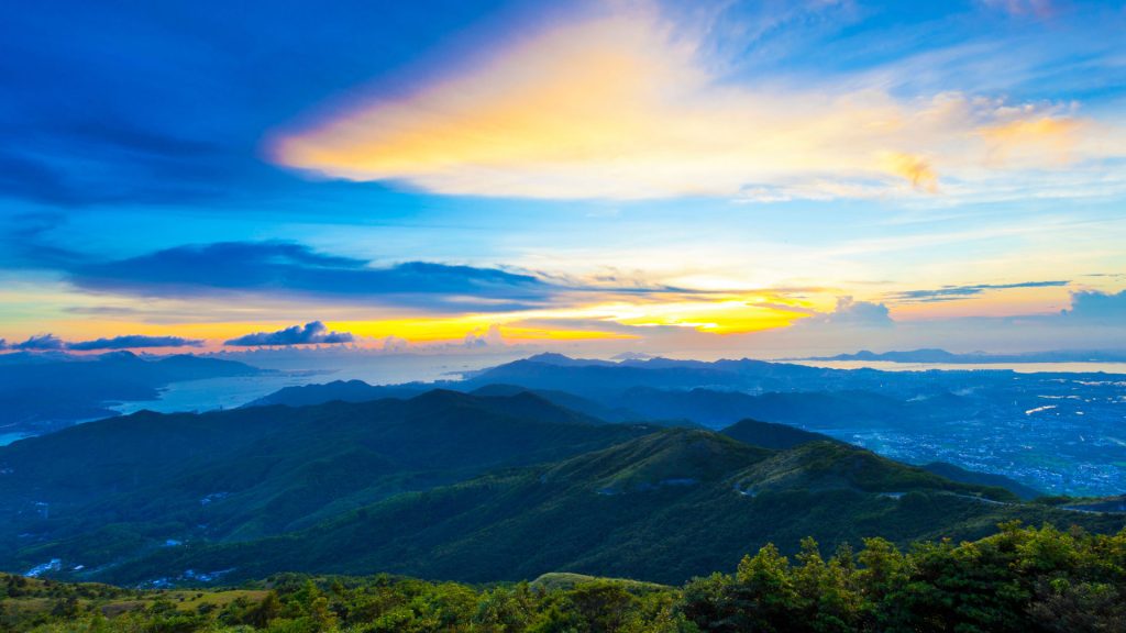 Mountain Sunset Bing Wallpaper Download