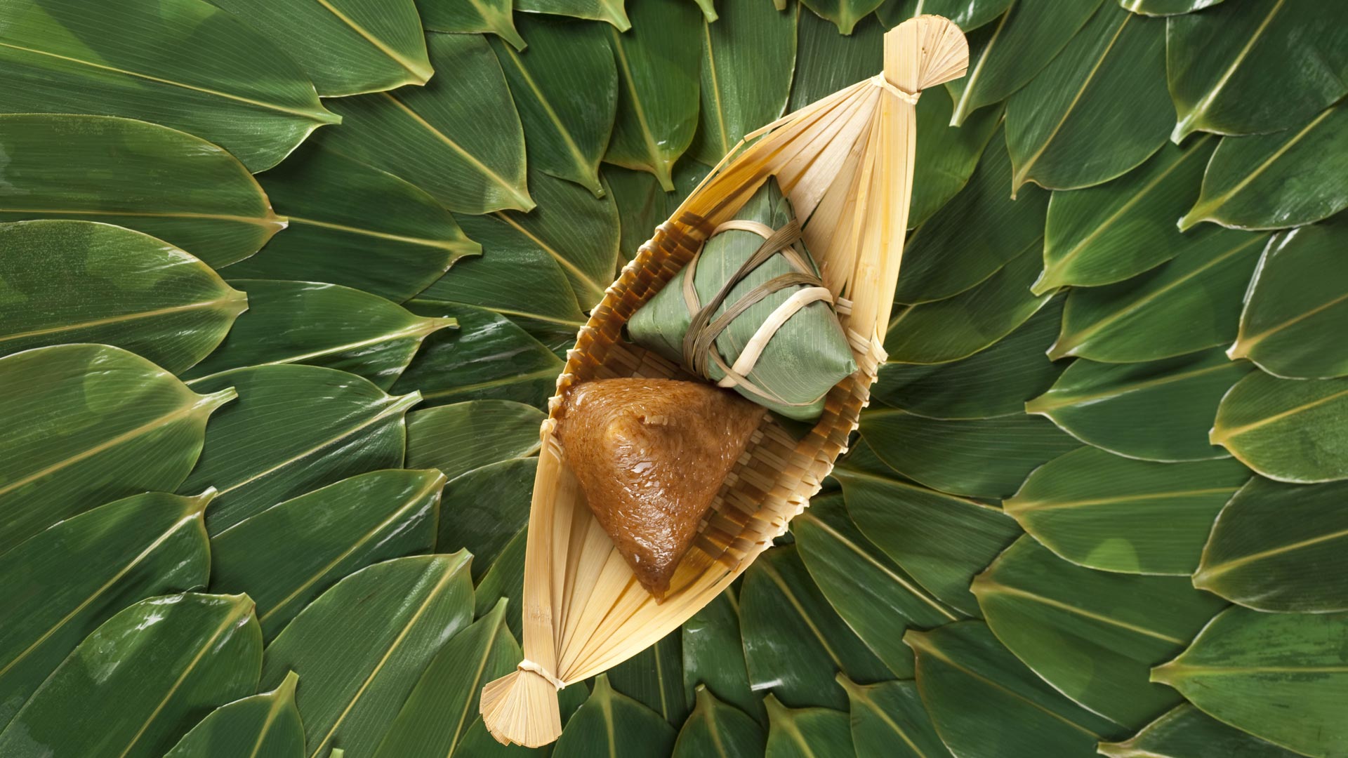 Zongzi And Leaves