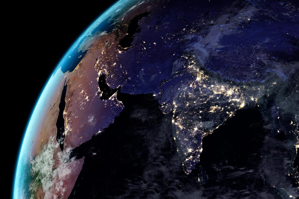 India Lit Space – Bing Wallpaper Download