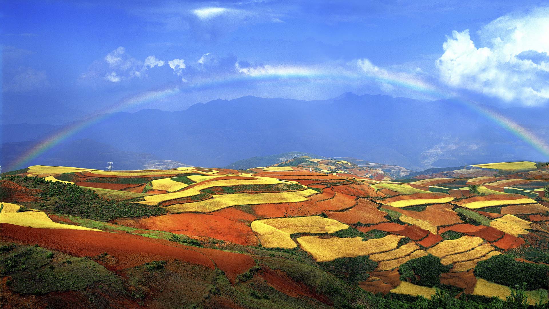 Rainbow Over Area