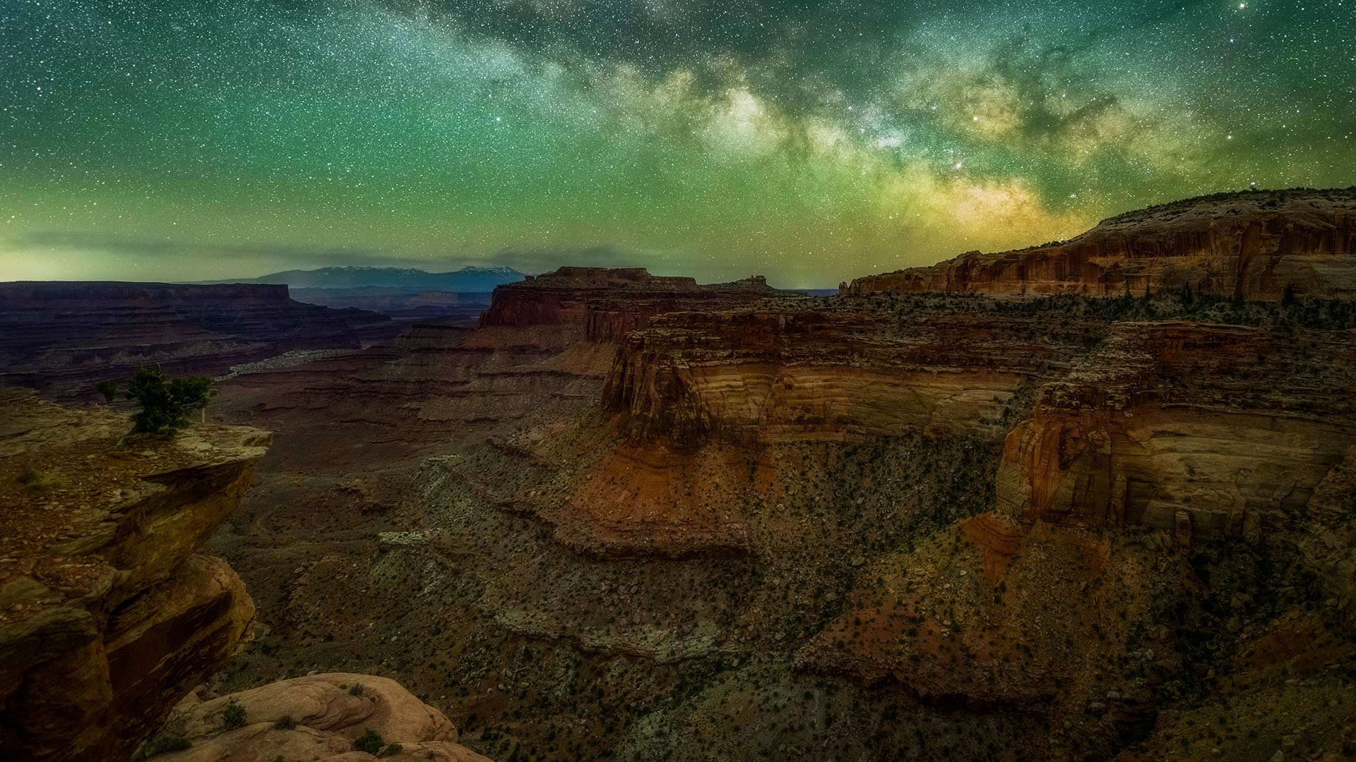 Milky Way Canyonlands Bing Wallpaper Download