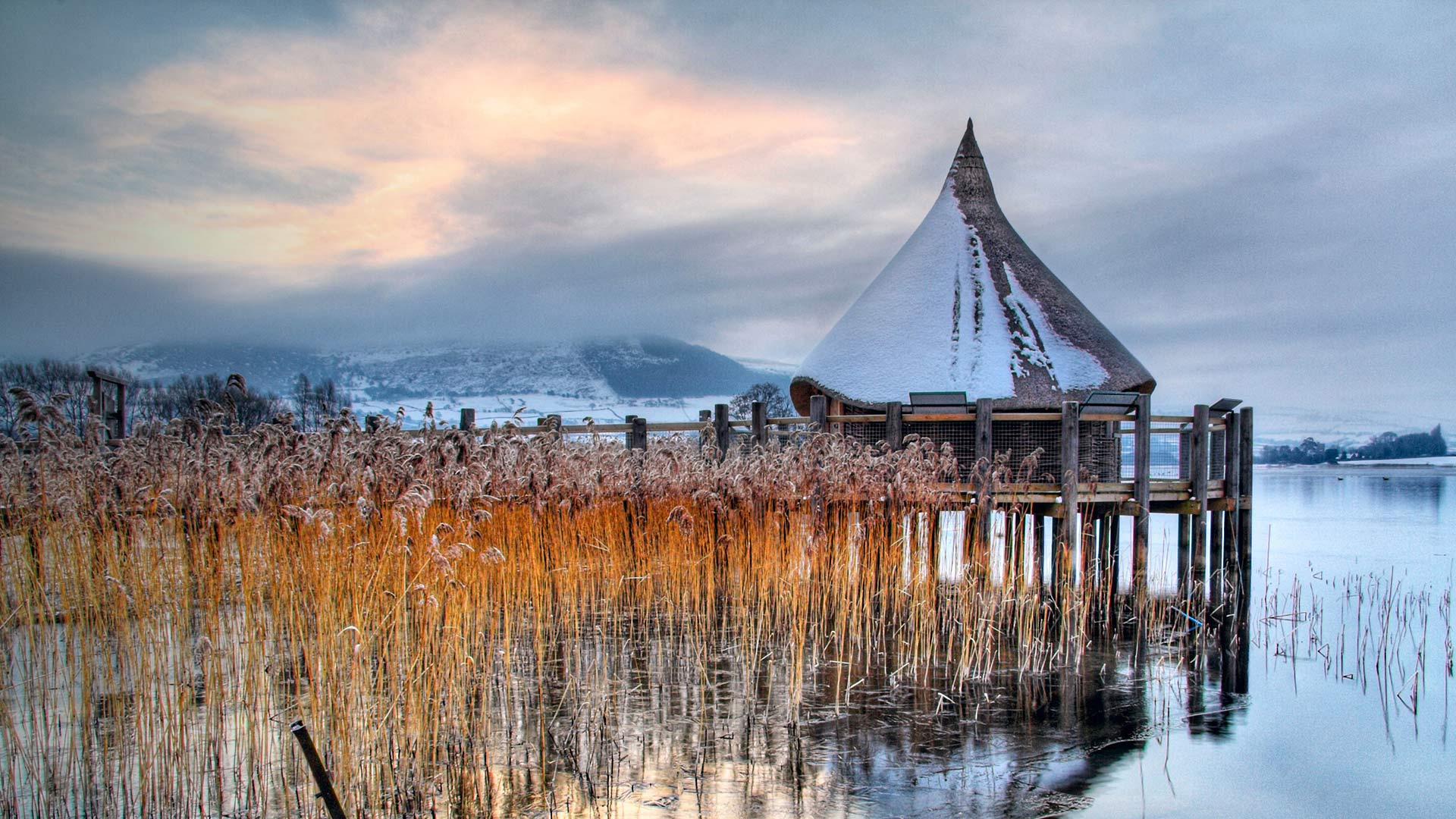 Crannog Llangorse Bing Wallpaper Download