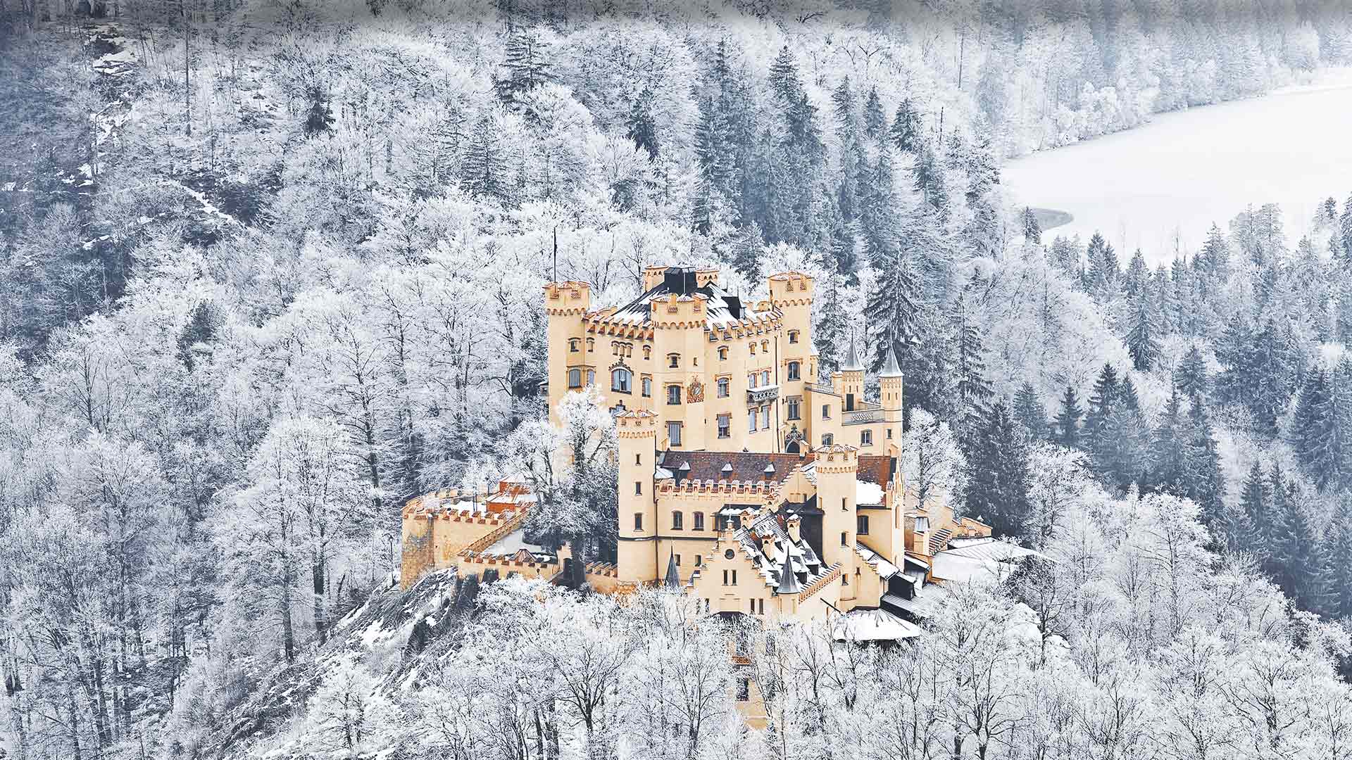 Hohenschwangau Schnee