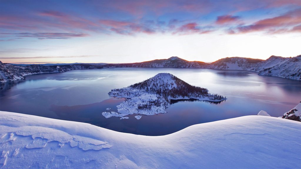 Snow Crater Lake