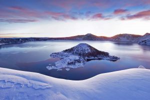 Snow Crater Lake