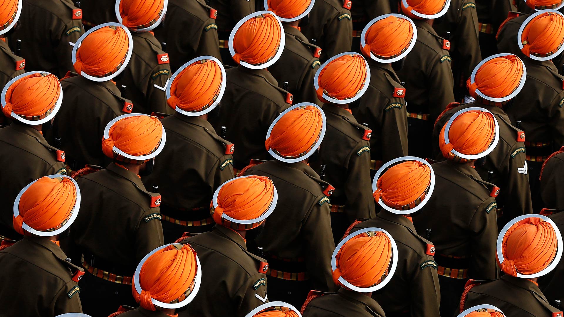 Soldiers Orange Turban