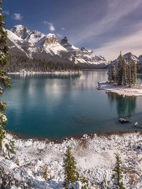 Maligne Winter Bing Wallpaper Download