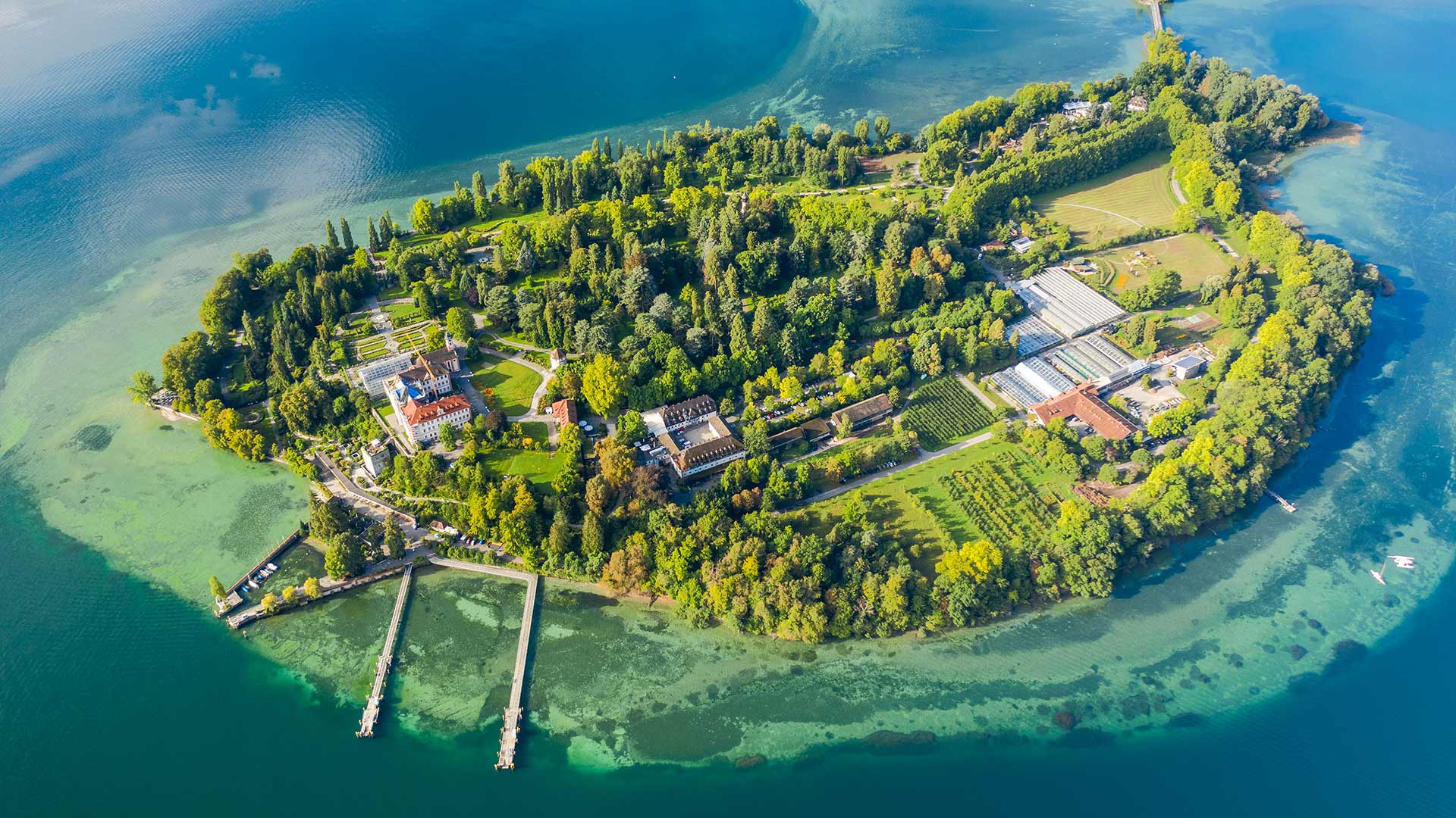 Insel Mainau Aerial