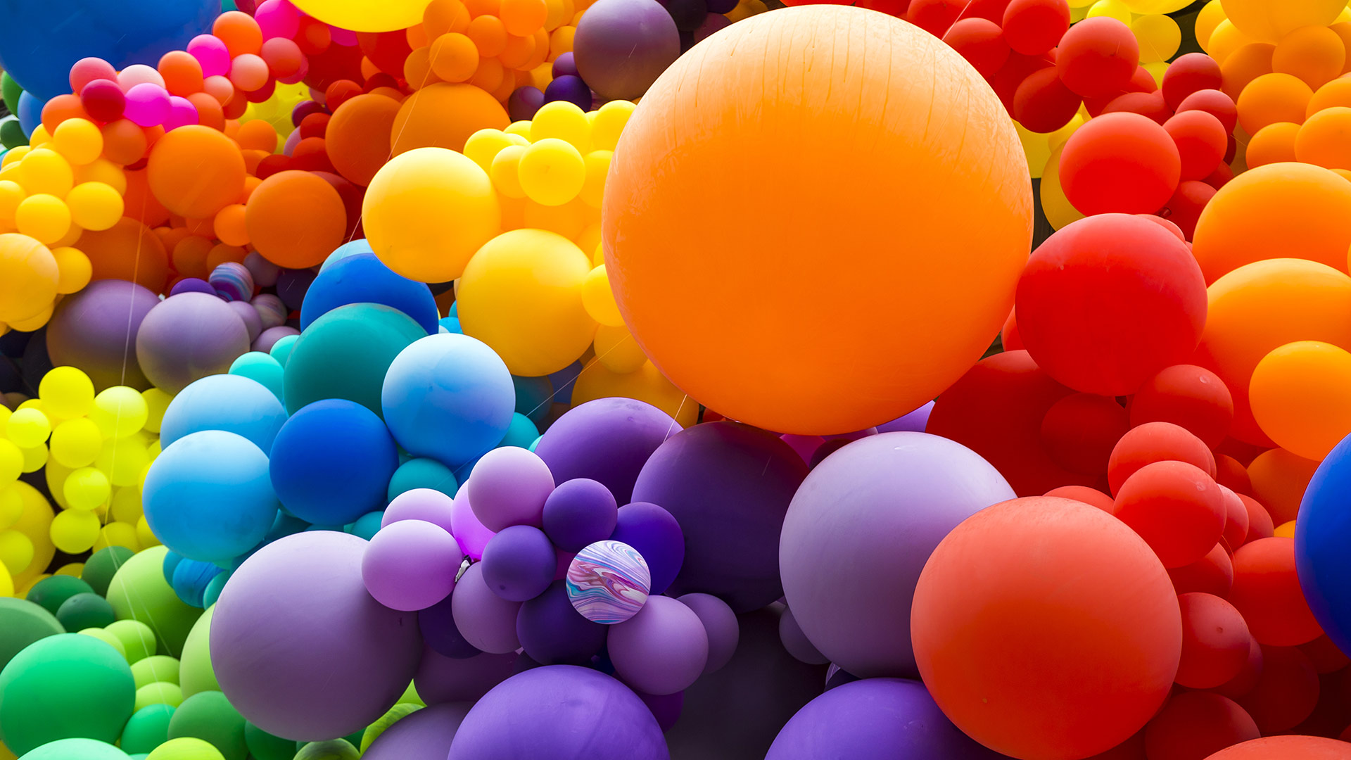 Rainbow Balloons