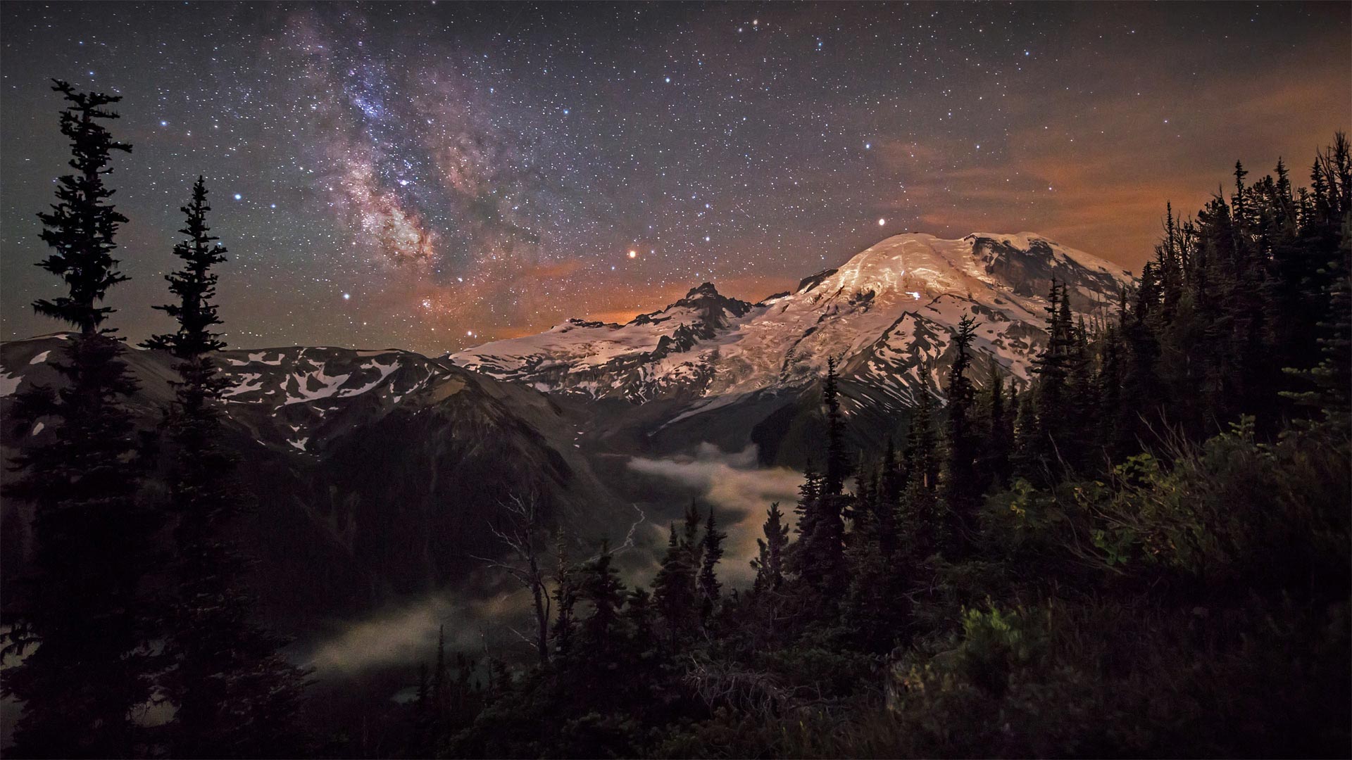 Moonlight Rainier