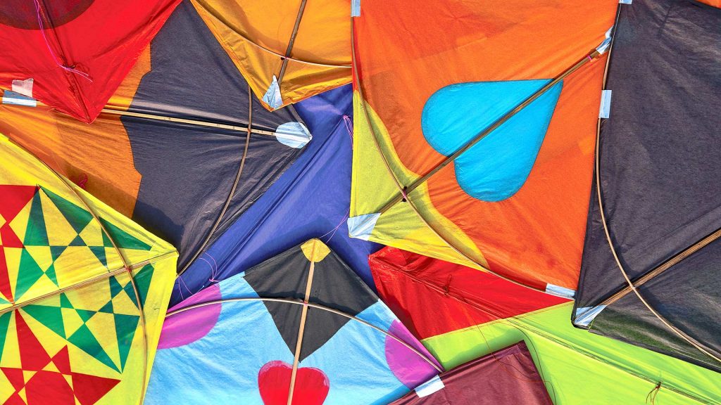 Kites Lohri India