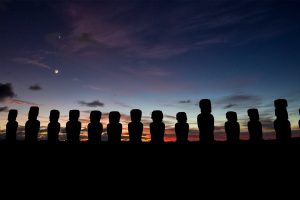 Sunrise Moai