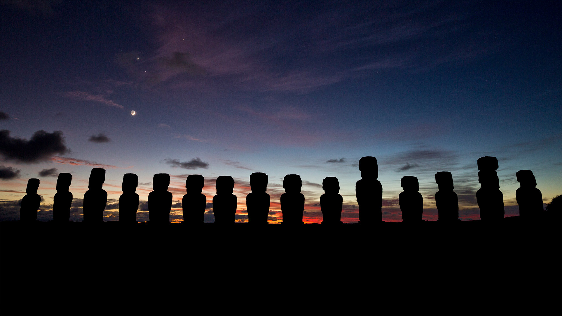 Sunrise Moai