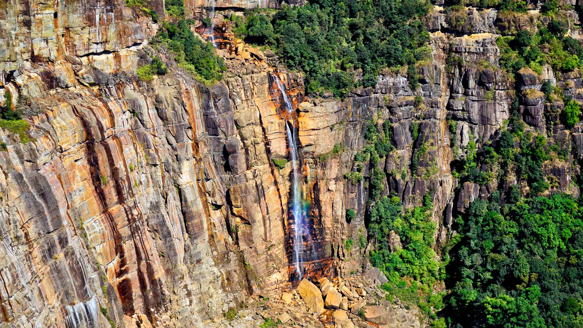 The Meghalaya Waterfall