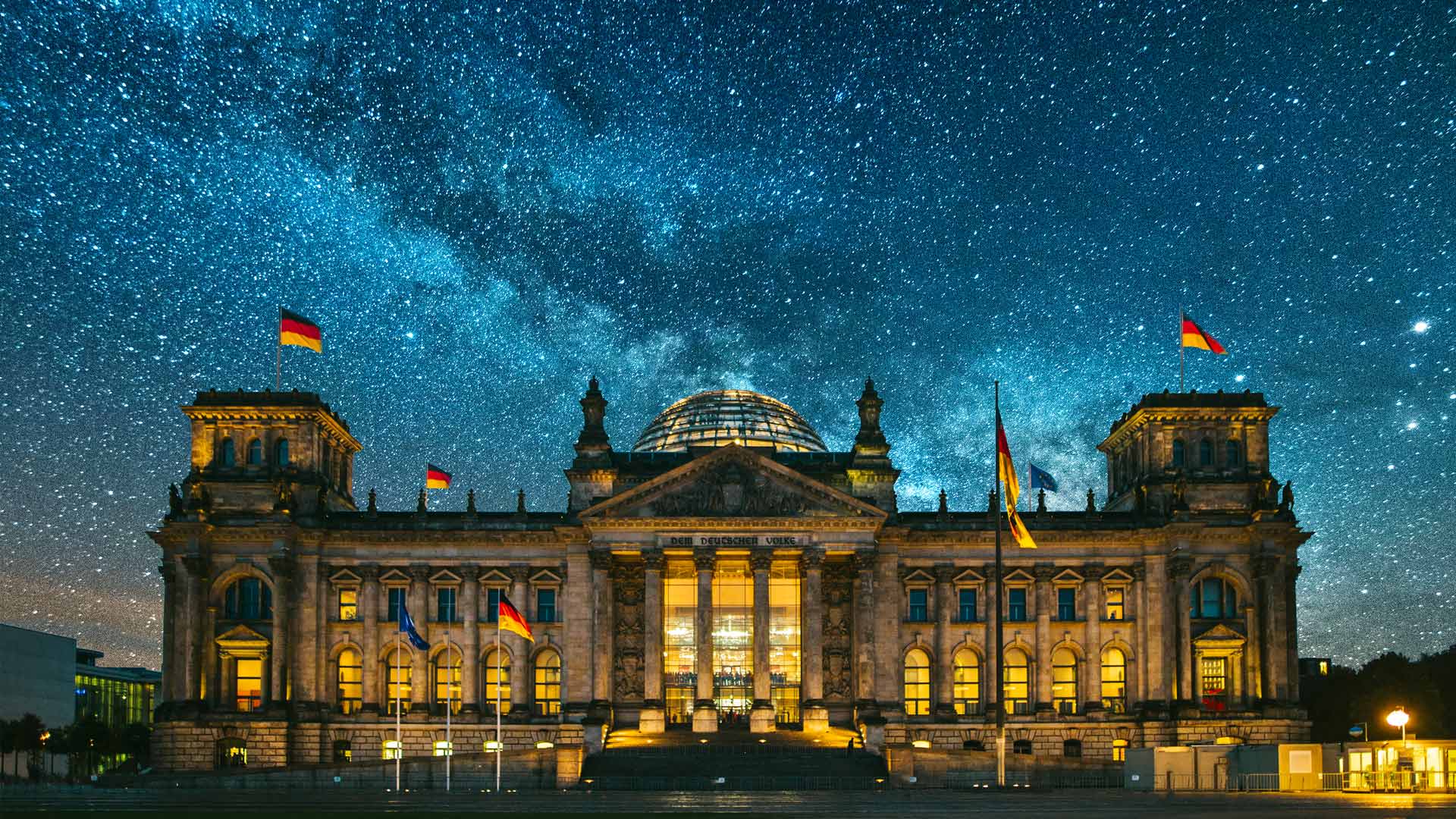Reichstag Bei Nacht